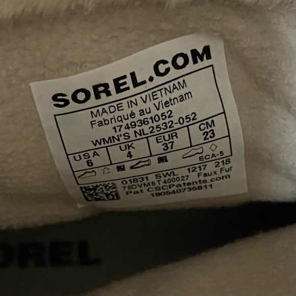 New Sorel Tivoli III Waterproof Faux Fux Boot Quarry/Cloud Grey 6 - Picture 11 of 11